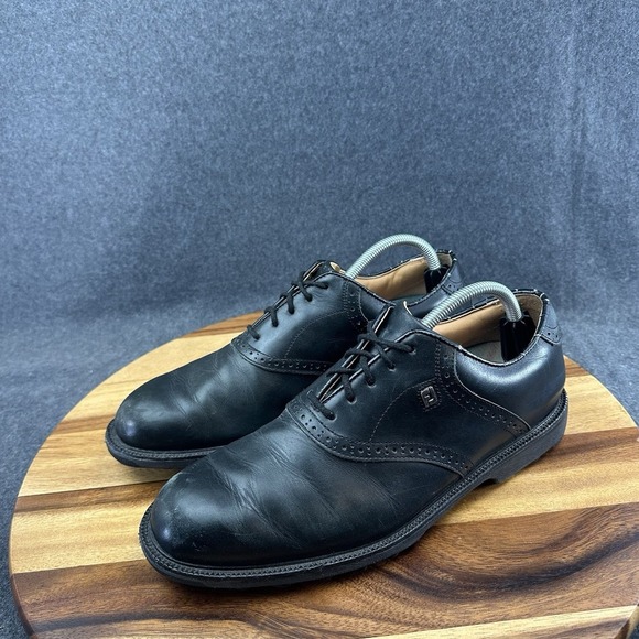 FootJoy Club Professionals 57007 Black Leather Spikeless Golf Shoes Men Size 10M main image 7